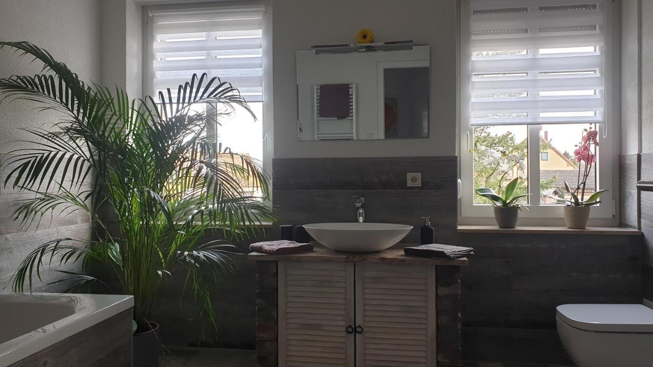 Seensucht & Urlaubstraeume, Ferienwohnung "Seerose" Grossraeschen Dış mekan fotoğraf